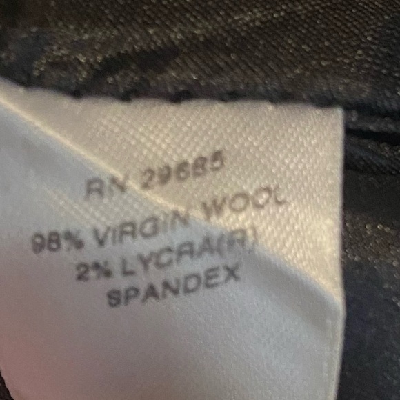 Pendleton Savvy Stretch black wool straight leg pants - Picture 3 of 4